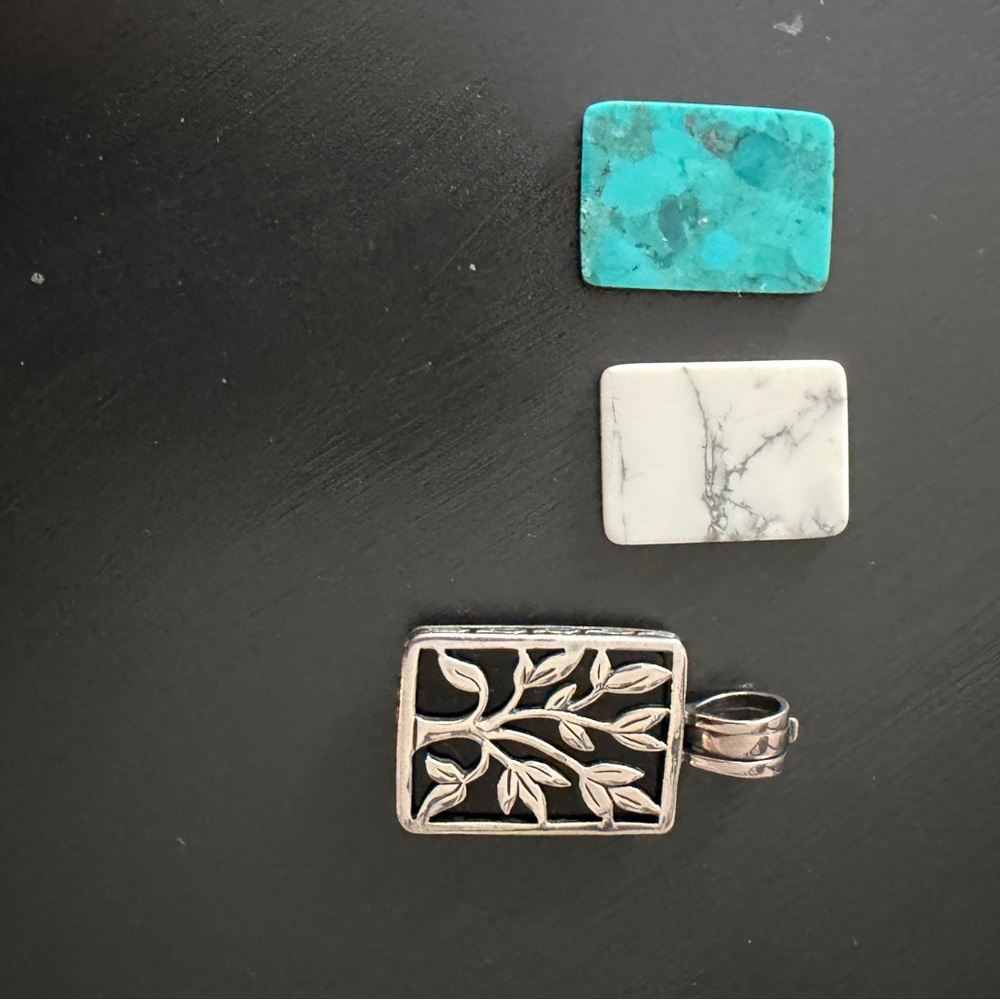 Silpada Sterling Silver Pendant with Live,love,laugh